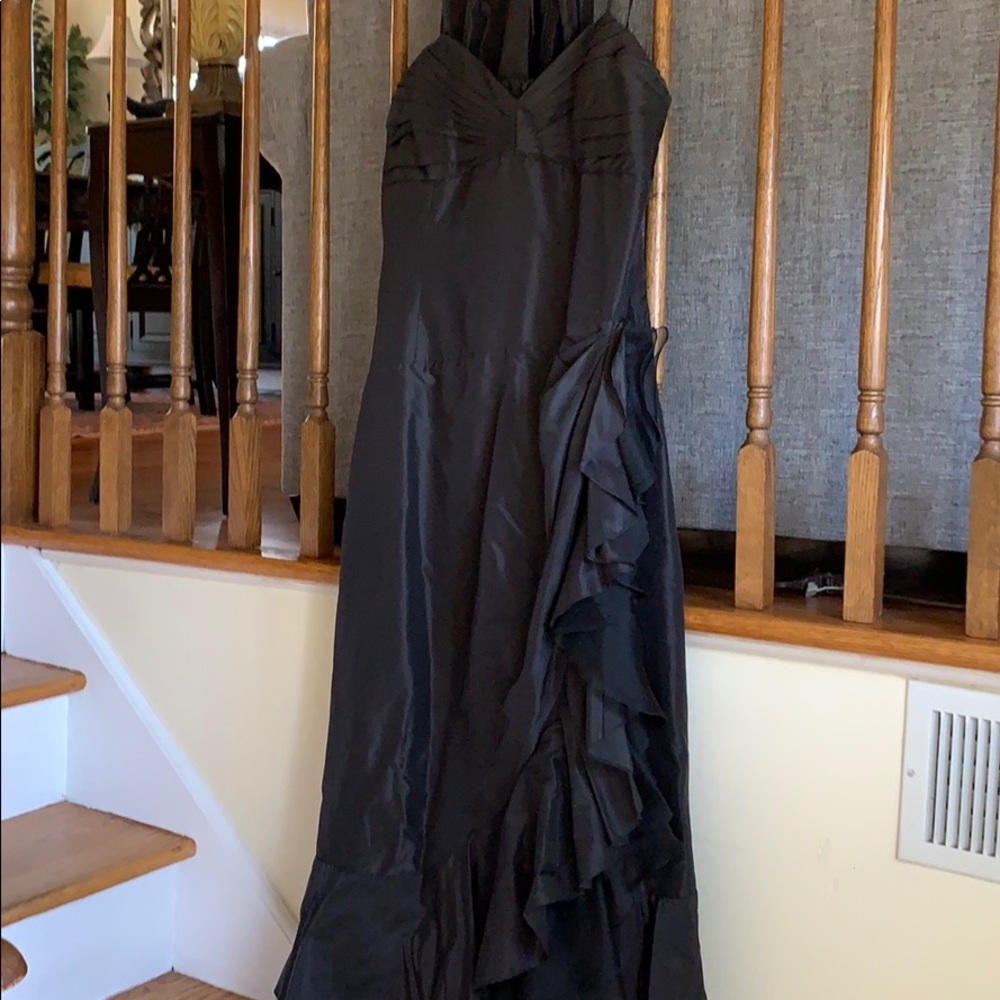 Kristali  all silk gown with matching silk wrap without crystal brooch